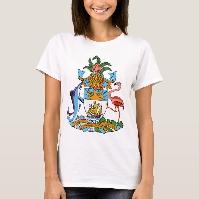 Bahamas Coat of Arms T-Shirt (Front)