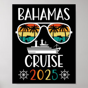 Bahamas Cruise 2025 Vacation Trip Matching Family Poster