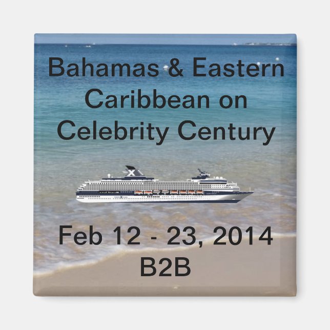 Bahamas cruise magnet (Front)