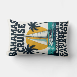 Bahamas Cruise Nassau Paradise Lumbar Cushion