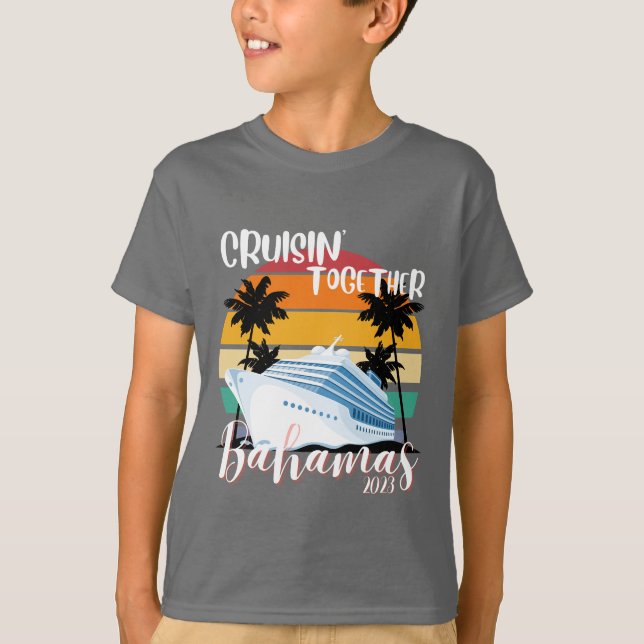 Bahamas Cruise sea 2025 Family Friend Group Travel T-Shirt (Front)