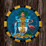 Bahamas Dartboard & Flag darts / game board<br><div class="desc">Dartboard: Bahamas & Coat of Arms,  Bahamas flag darts,  family fun games - love my country,  summer games,  holiday,  fathers day,  birthday party,  college students / sports fans</div>