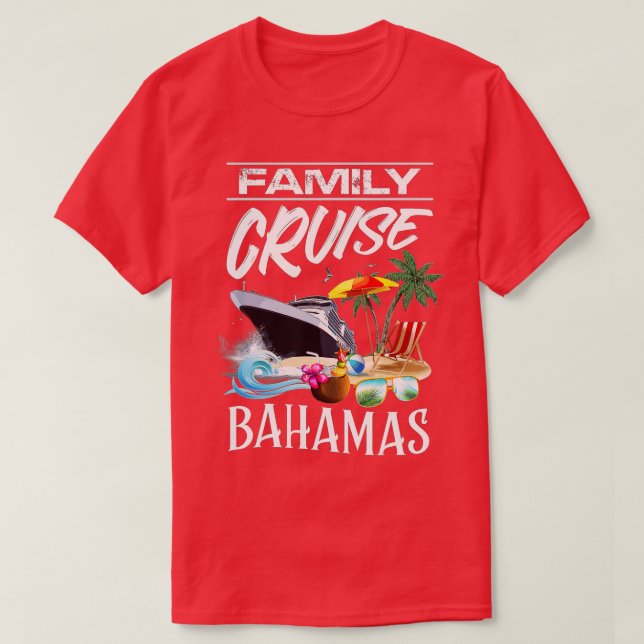 Bahamas Family Cruise Vacation Trip (1)  T-Shirt (Design Front)