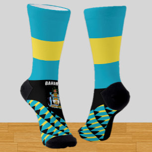 Bahamas, fashion, Bahamas flag, patriotic Socks
