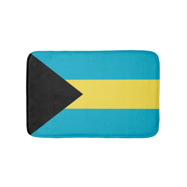 Bahamas flag bath mat (Front)