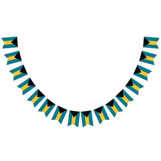 Bahamas flag bunting banner (All)