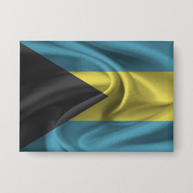  Bahamas Flag Button (Front)