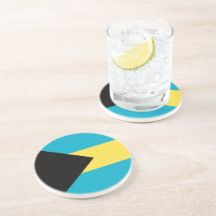 Bahamas flag coaster
