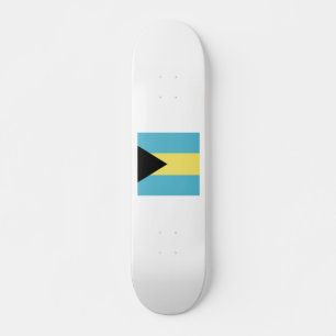 Bahamas Flag Emblem Skateboard
