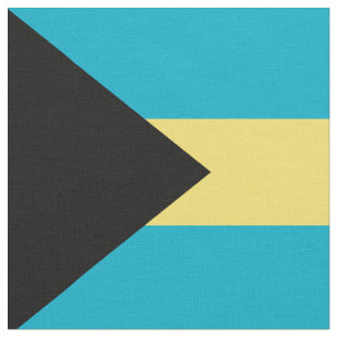 Bahamas flag fabric