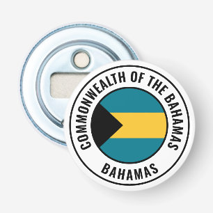 Bahamas Flag Gorgeous Patriotic Bottle Opener