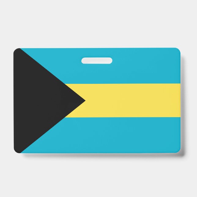 Bahamas flag ID badge (Front)
