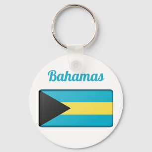 Bahamas Flag  Key Ring