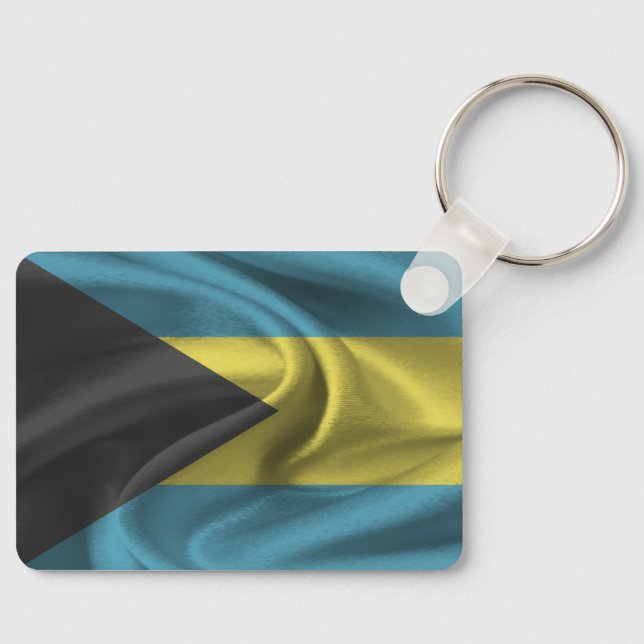  Bahamas Flag Keychain (Front)