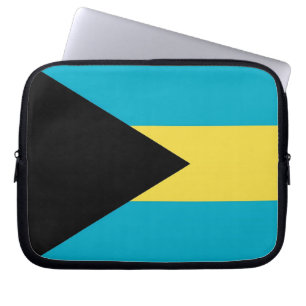 Bahamas Flag Laptop Sleeve