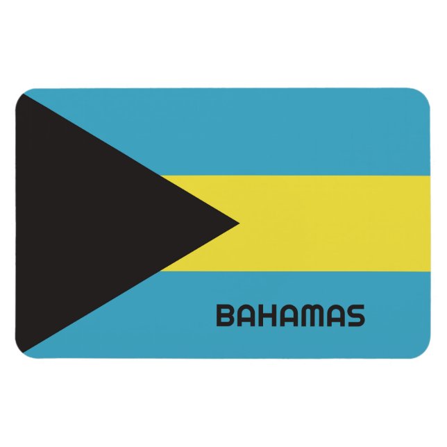 Bahamas Flag Magnet (Horizontal)