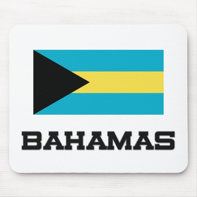 Bahamas Flag Mouse Pad (Front)