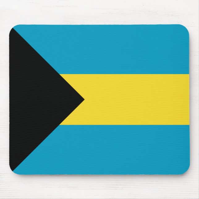 Bahamas Flag Mousepad (Front)