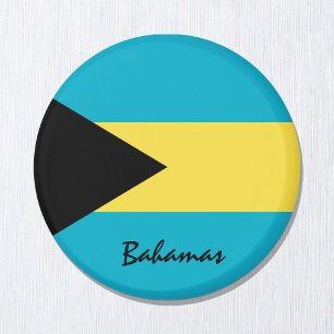 Bahamas flag & North America - travel/sports fans Magnet
