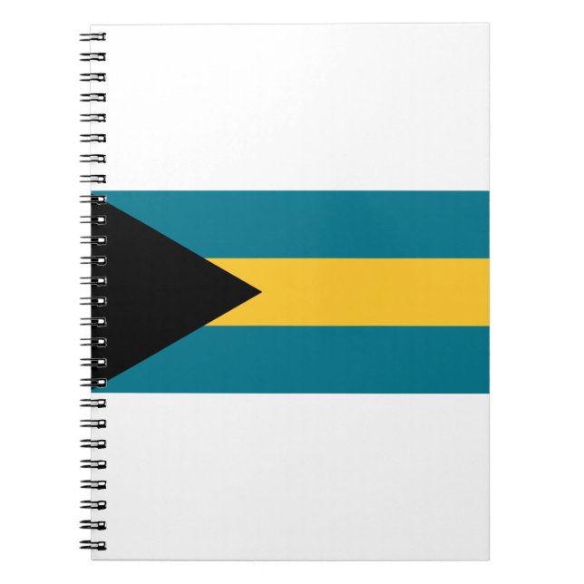 Bahamas Flag Notebook (Front)