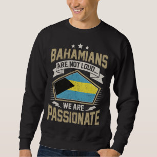 Bahamas Flag Passionate Bahamians Girls & Women Sweatshirt