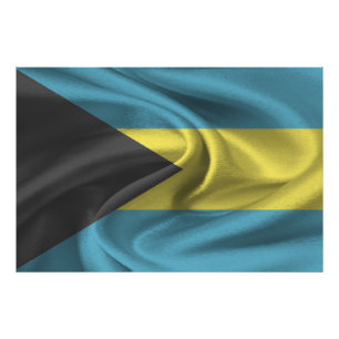  Bahamas Flag Photo Print