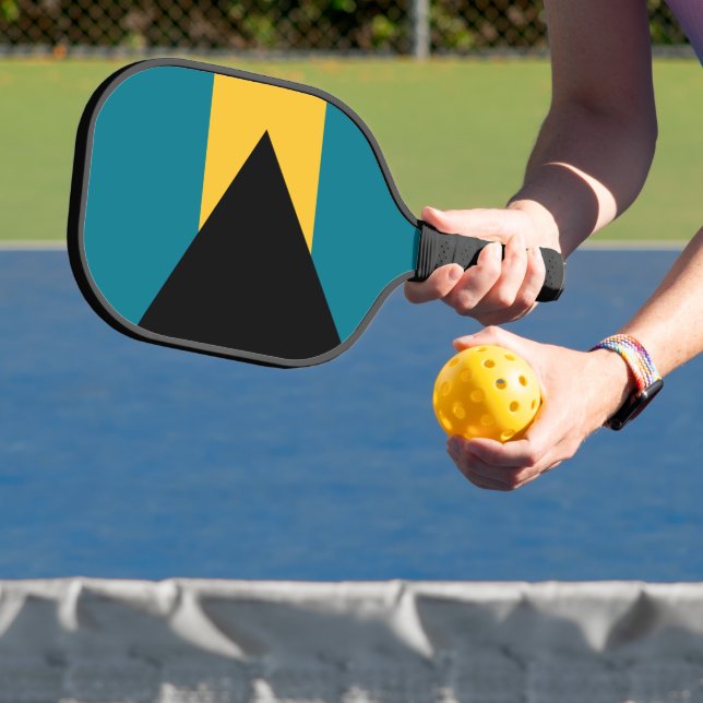 Bahamas Flag Pickleball Paddle (Insitu)