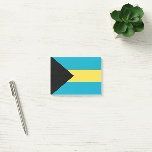 Bahamas flag post-it notes (Office)