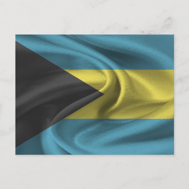  Bahamas Flag Postcard (Front)
