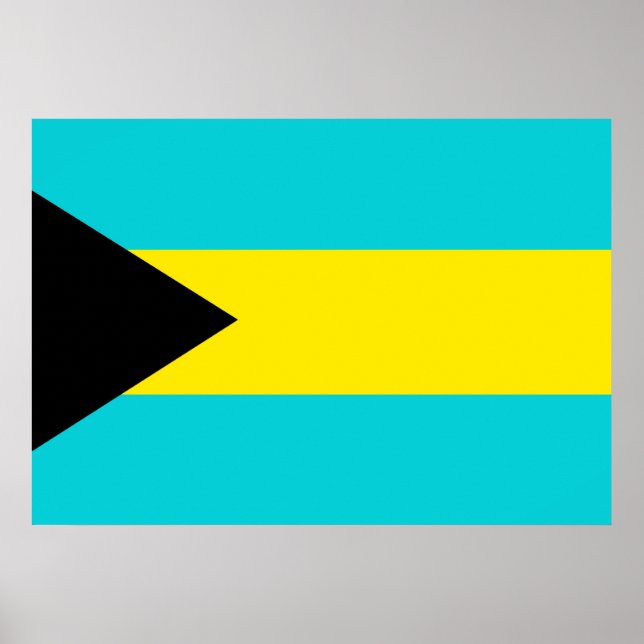 Bahamas Flag Poster (Front)