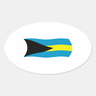 Bahamas Flag Sticker
