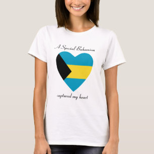 Bahamas Flag Sweetheart T-Shirt