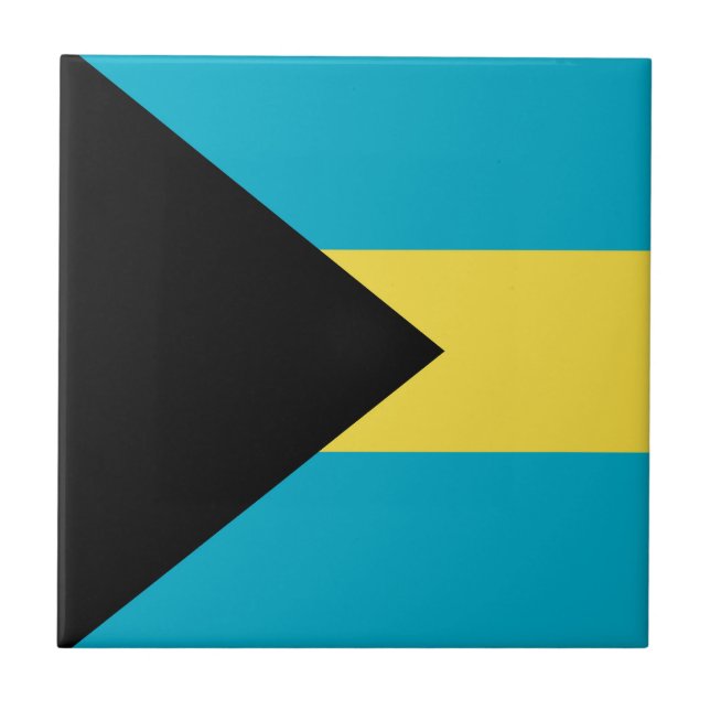 Bahamas flag tile (Front)