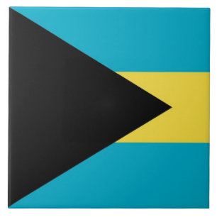 Bahamas Flag Tile