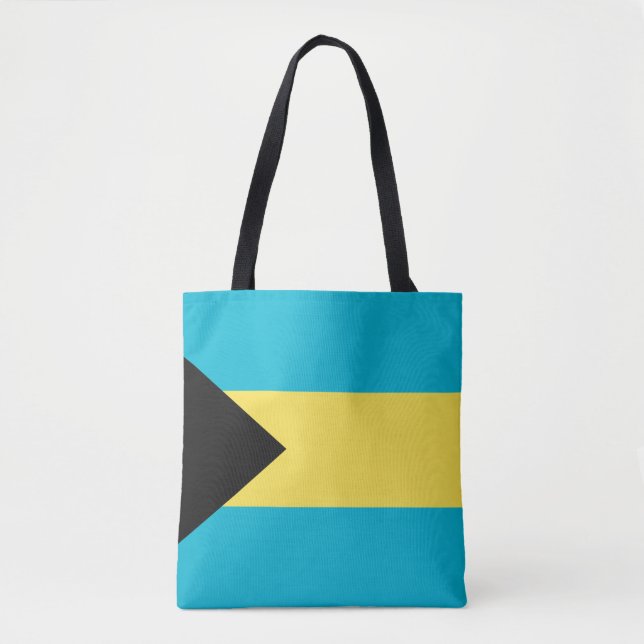 Bahamas Flag Tote Bag (Front)