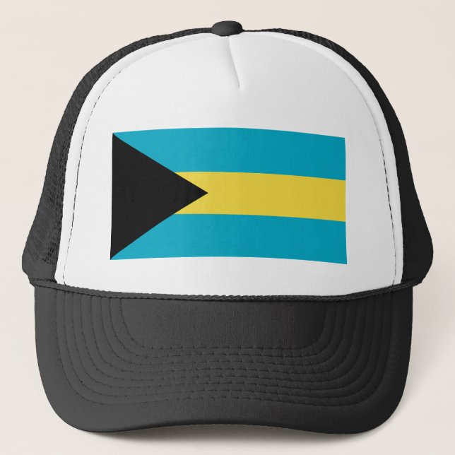 Bahamas Flag Trucker Hat (Front)