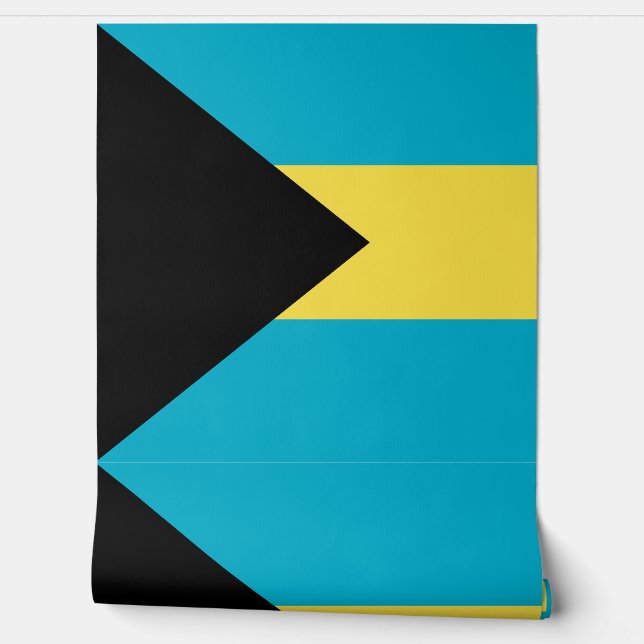 Bahamas flag wallpaper (Unrolling)