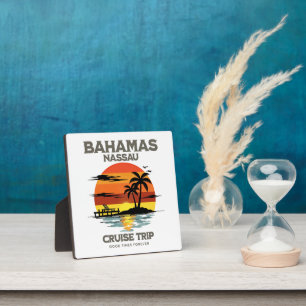 Bahamas Harbour Cruise Sunset Plaque
