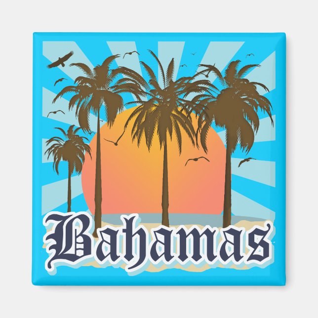 Bahamas Islands Beaches Magnet (Front)