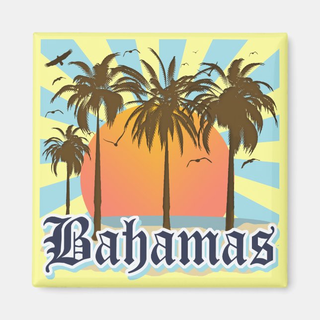 Bahamas Islands Beaches Magnet (Front)