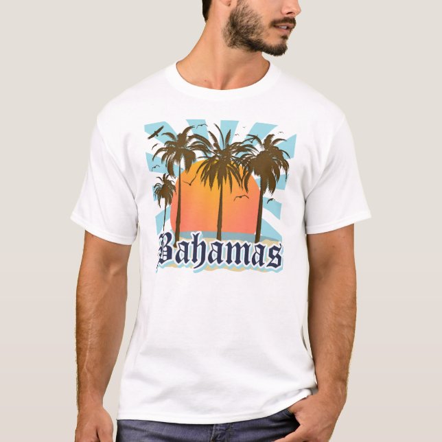 Bahamas Islands Beaches T-Shirt (Front)