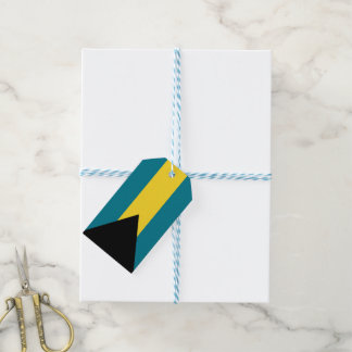 Bahamas Islands Flag Birthday Gift Tags