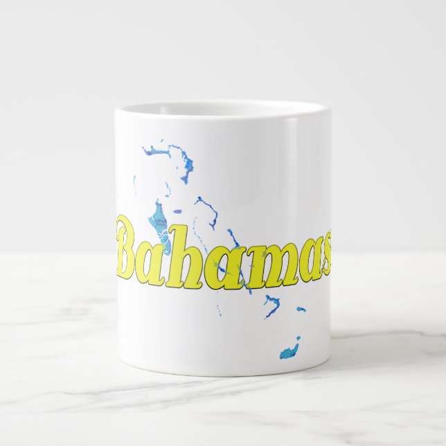 Bahamas Large Coffee Mug (Front)