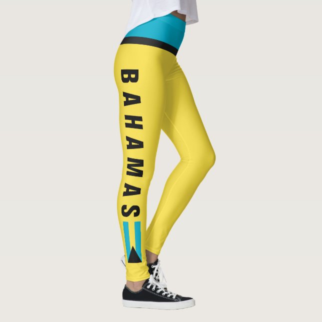 Bahamas Leggings | Mini Flag (Right)