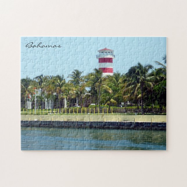bahamas lighthouse jigsaw puzzle (Horizontal)