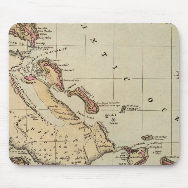 Bahamas Mouse Pad (Front)