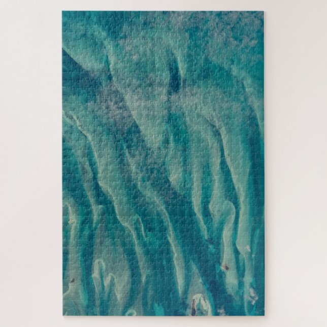 Bahamas ocean view from Space Station 1000+ piece  Jigsaw Puzzle (Vertical)