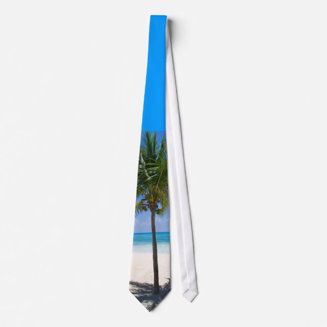 Bahamas Palm Tree Tie (Front)