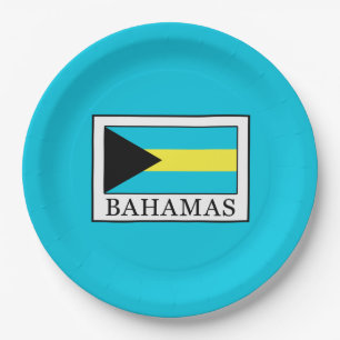 Bahamas Paper Plate