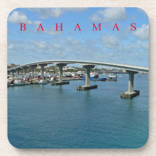 Bahamas Paradise Island Bridge view coasters